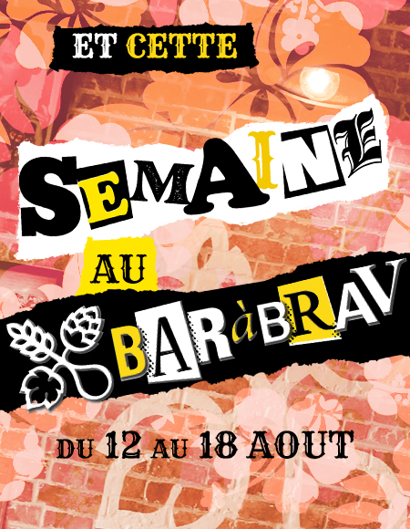 BaRàBraV planning hebdo du 12 au 18 aout