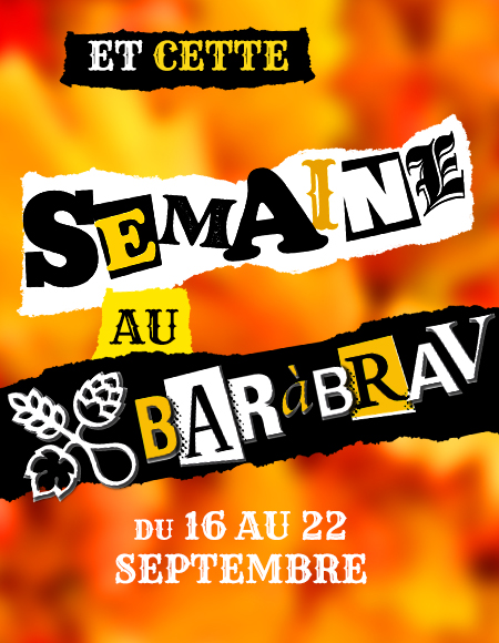 BaRàBraV programme semaine 38 du 16 au 22 septembre