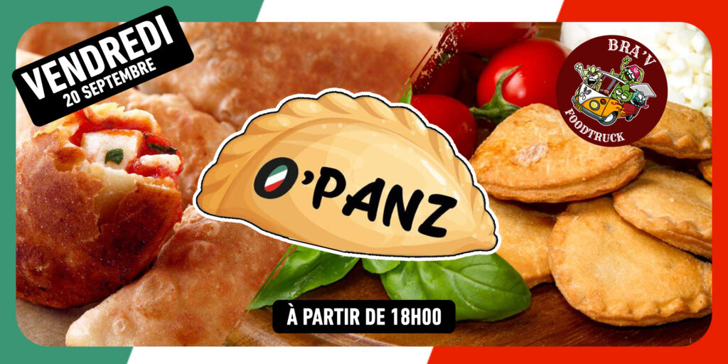 BaRàBraV Foodtruck O'Panz spécialités italiennes Panzerotti