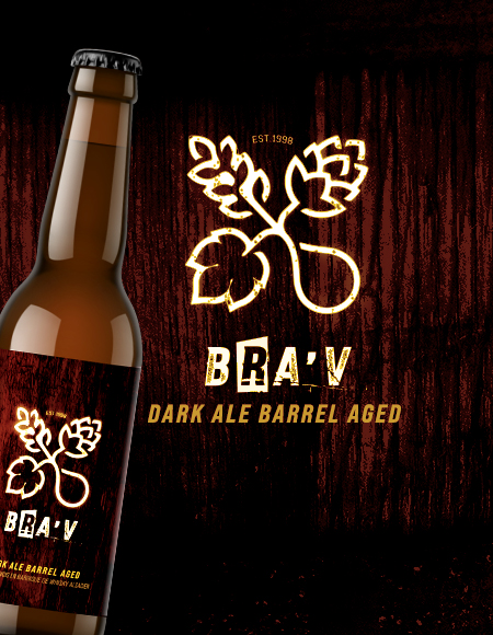 Sortie de la nouvelle bière Dark Ale, la Bra'V Dark Ale Barrel Aged