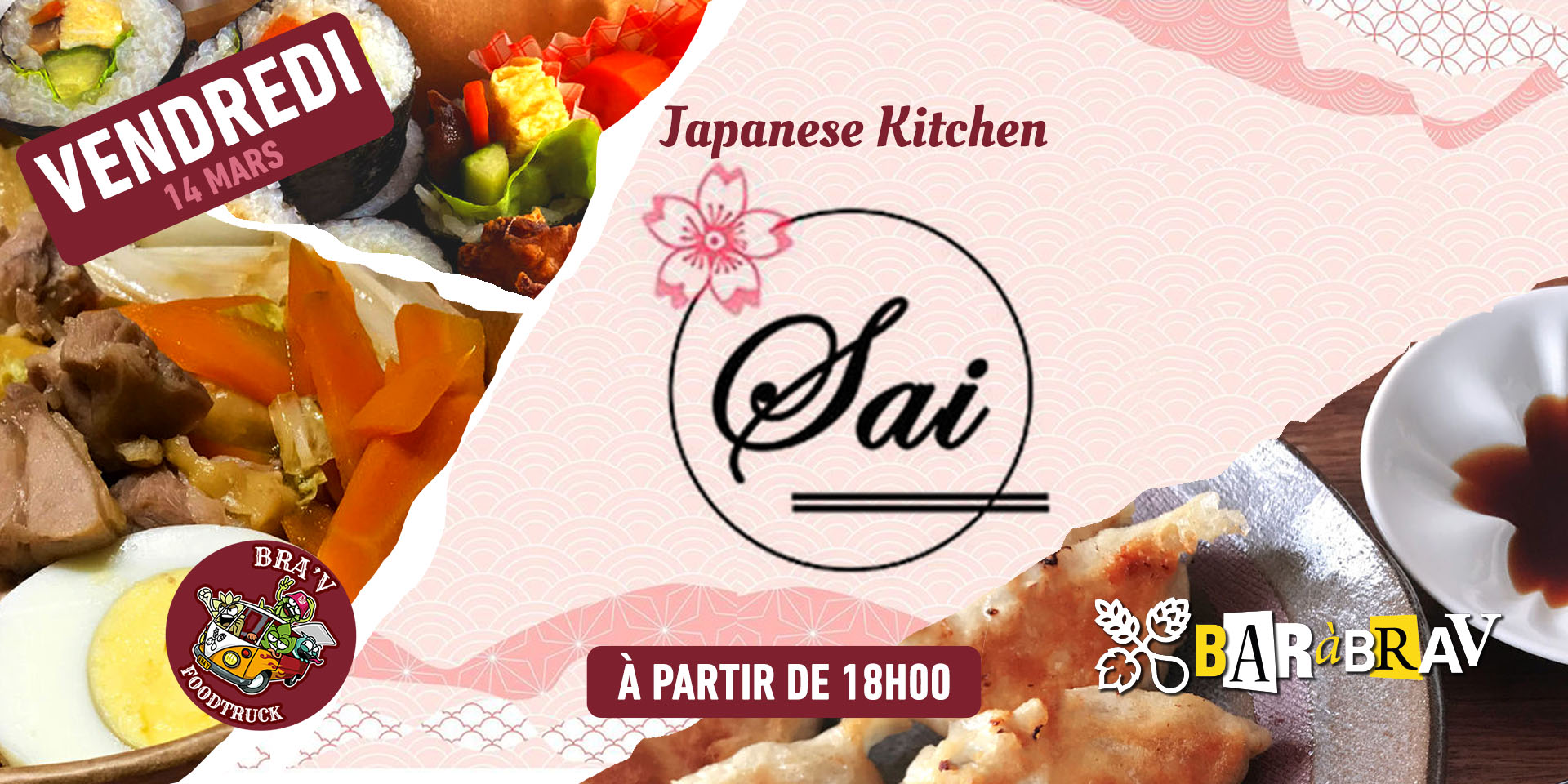 BaRàBraV Foodtruck japonais Japanese Kitchen Sai vendredi 14 mars