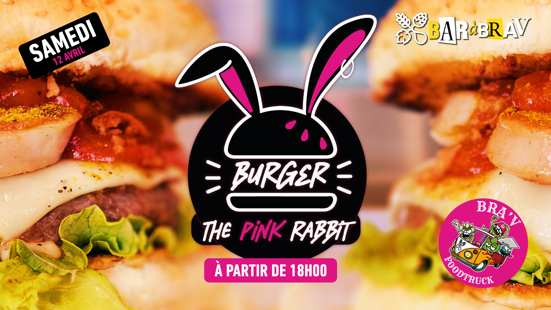 Pink Rabbit au BaRàBraV : streetfood généreuse et gourmande